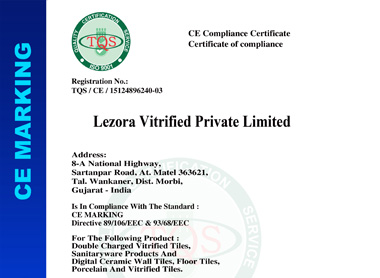 CE Complacence Certificate